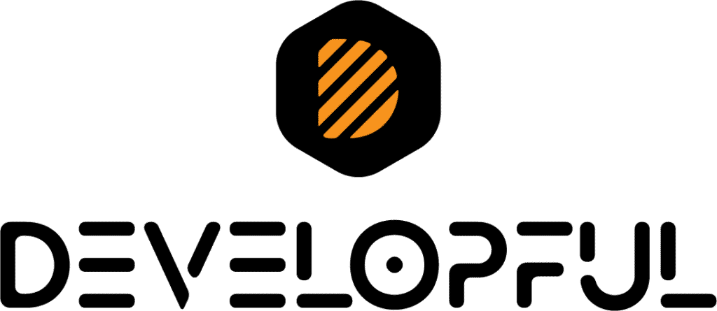 Developful Logo Hoch Black